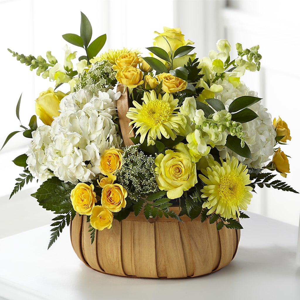 Rustic Remembrance Basket – AMELIA'S FLOWERS, Naples FL