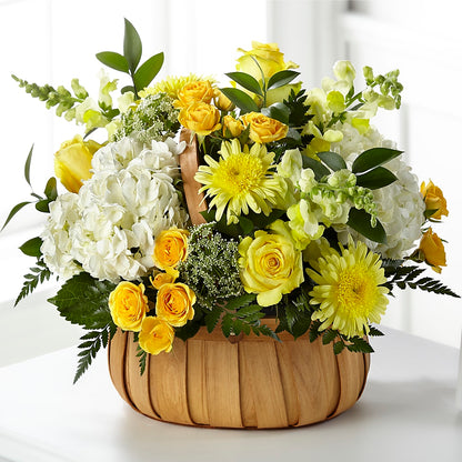 Rustic Remembrance Basket – AMELIA'S FLOWERS, Naples FL