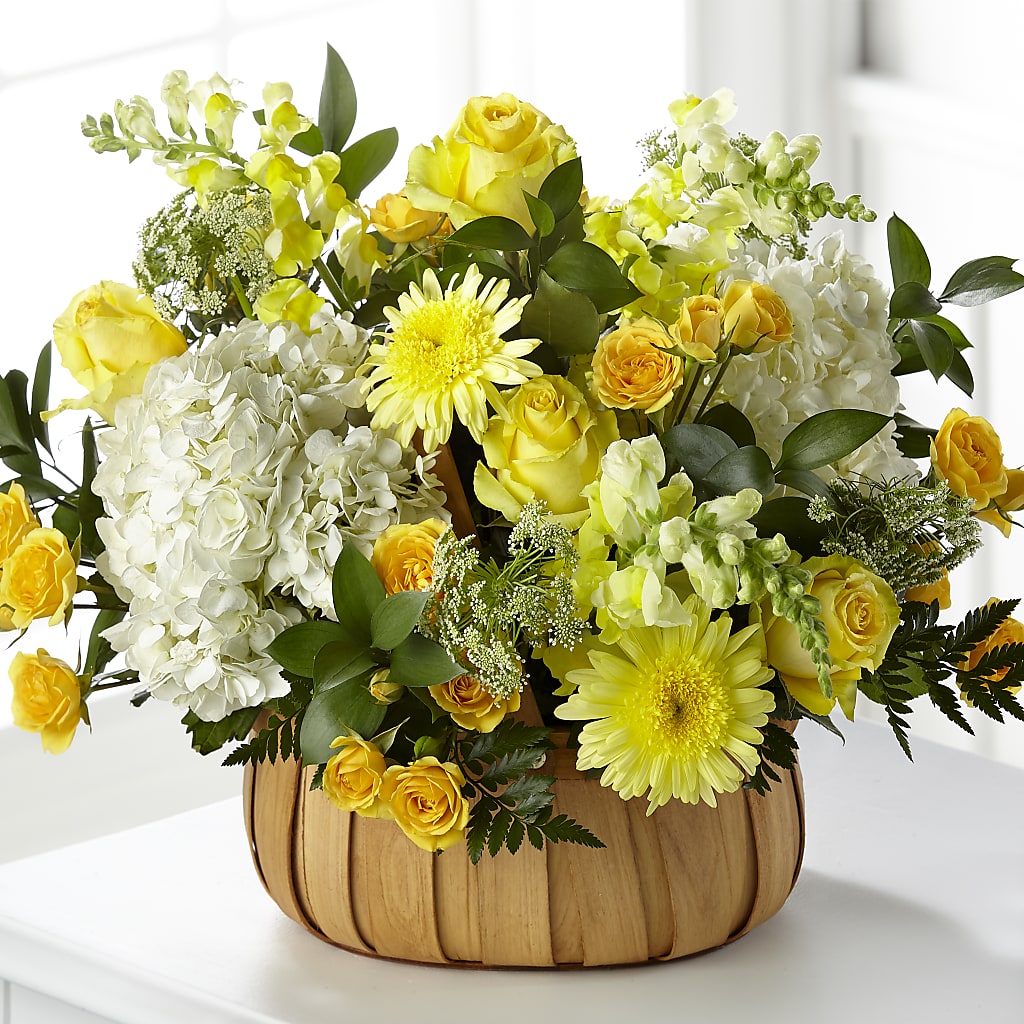 Rustic Remembrance Basket – AMELIA'S FLOWERS, Naples FL