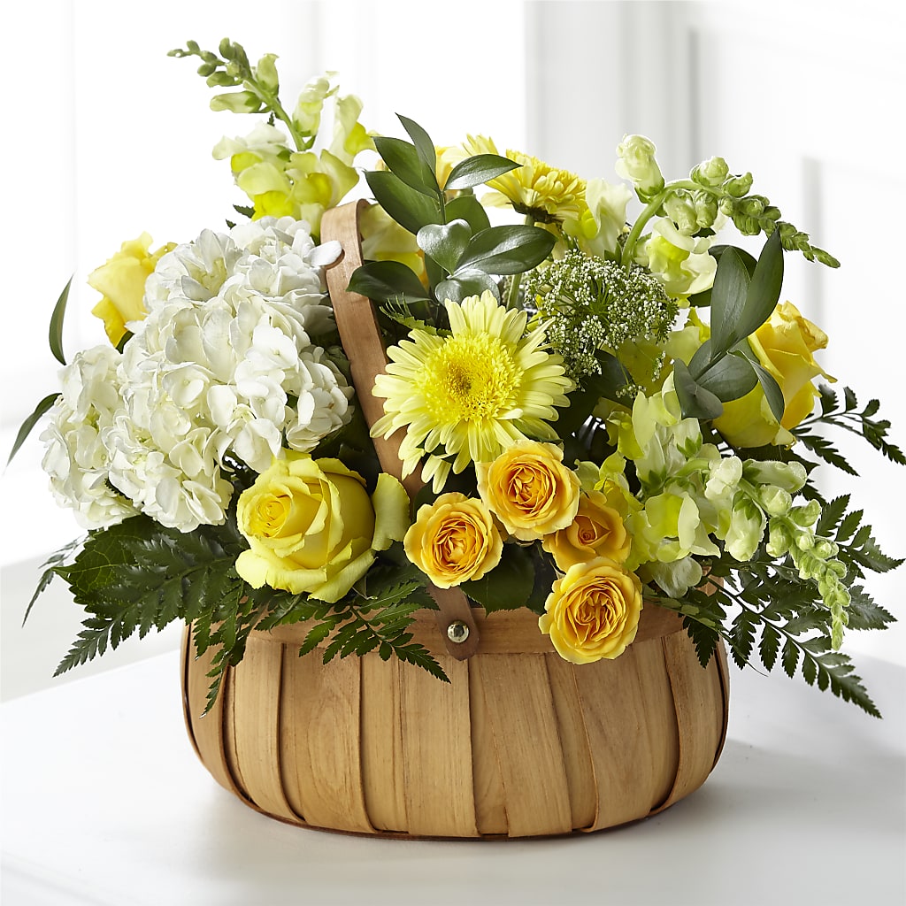 Rustic Remembrance Basket – AMELIA'S FLOWERS, Naples FL