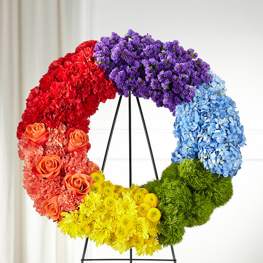 Circle of Love Wreath – AMELIA'S FLOWERS, Naples FL