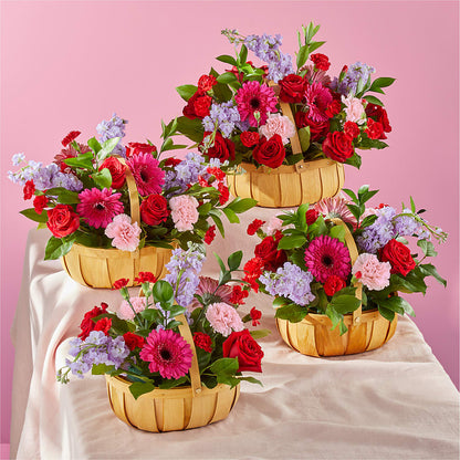 Pink Picnic Basket – AMELIA'S FLOWERS, Naples FL