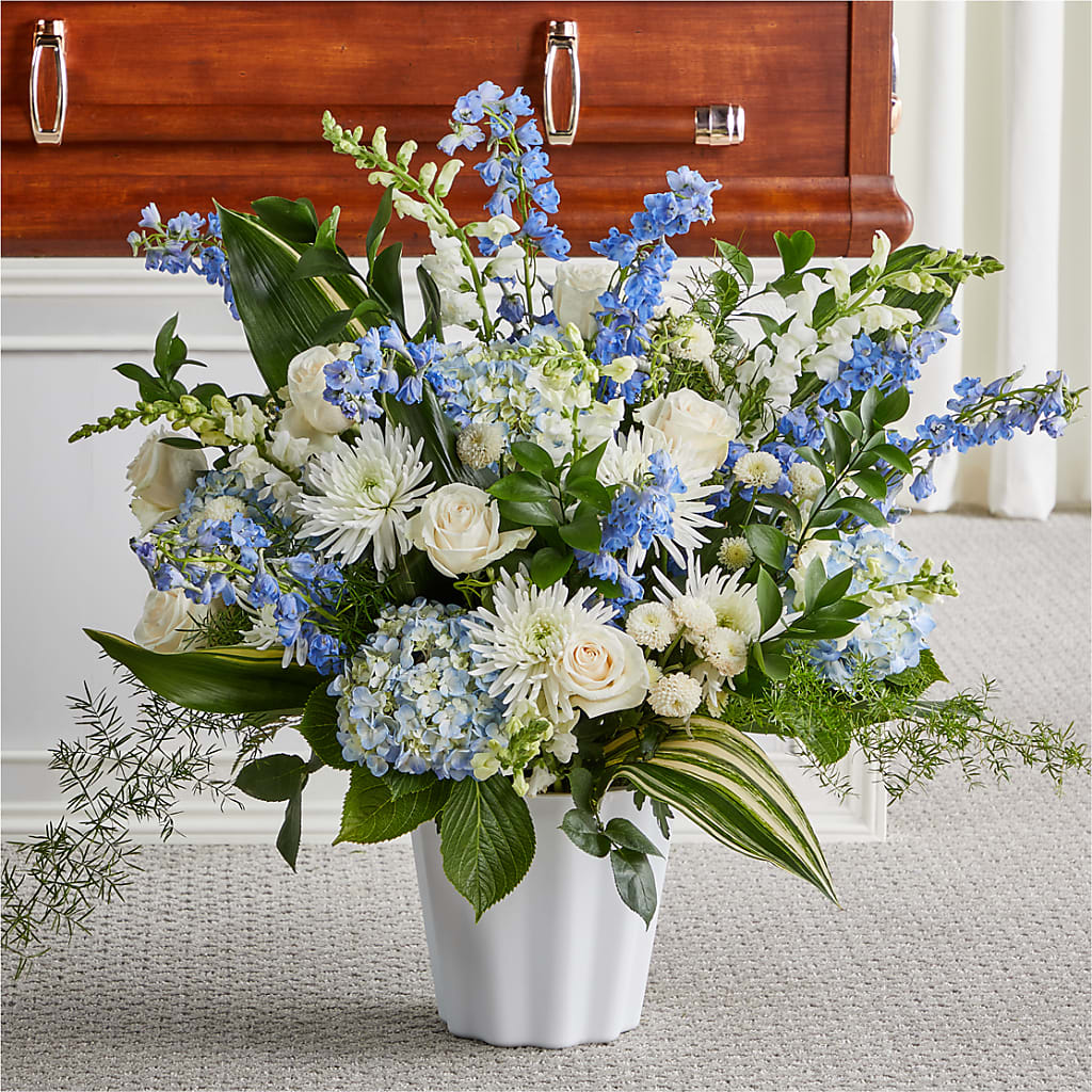 Everlasting Memories Floor Basket – AMELIA'S FLOWERS, Naples FL