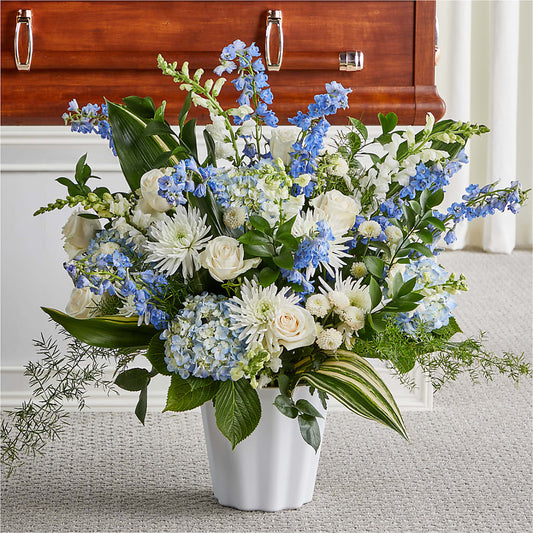 Everlasting Memories Floor Basket – AMELIA'S FLOWERS, Naples FL
