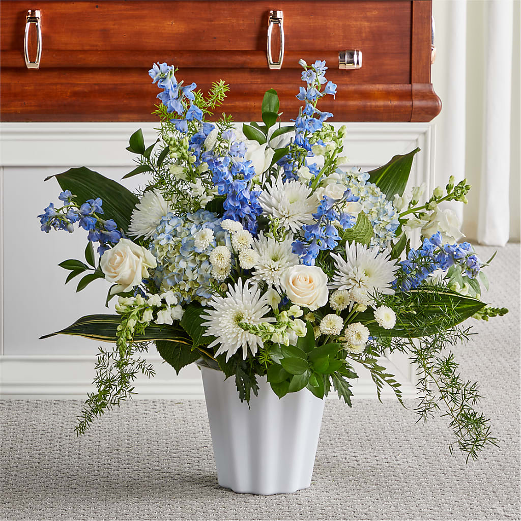 Everlasting Memories Floor Basket – AMELIA'S FLOWERS, Naples FL