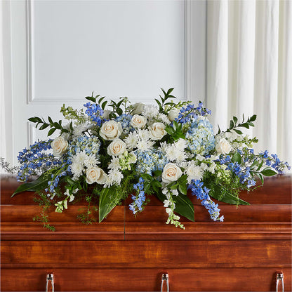 Timeless Essence Casket Spray – AMELIA'S FLOWERS, Naples FL