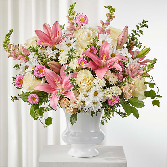 Empathetic Blooms Urn Arrangement – AMELIA'S FLOWERS, Naples FL