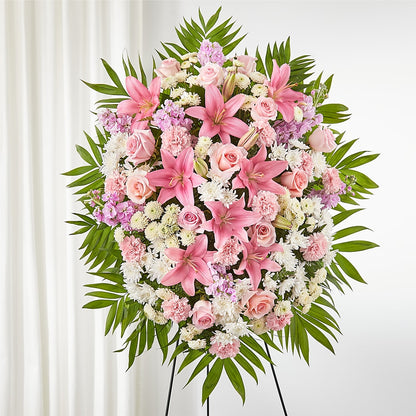 Offering Solace Standing Spray – AMELIA'S FLOWERS, Naples FL