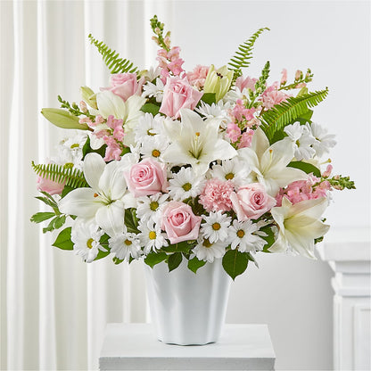 Soft Touch Tabletop Basket – AMELIA'S FLOWERS, Naples FL