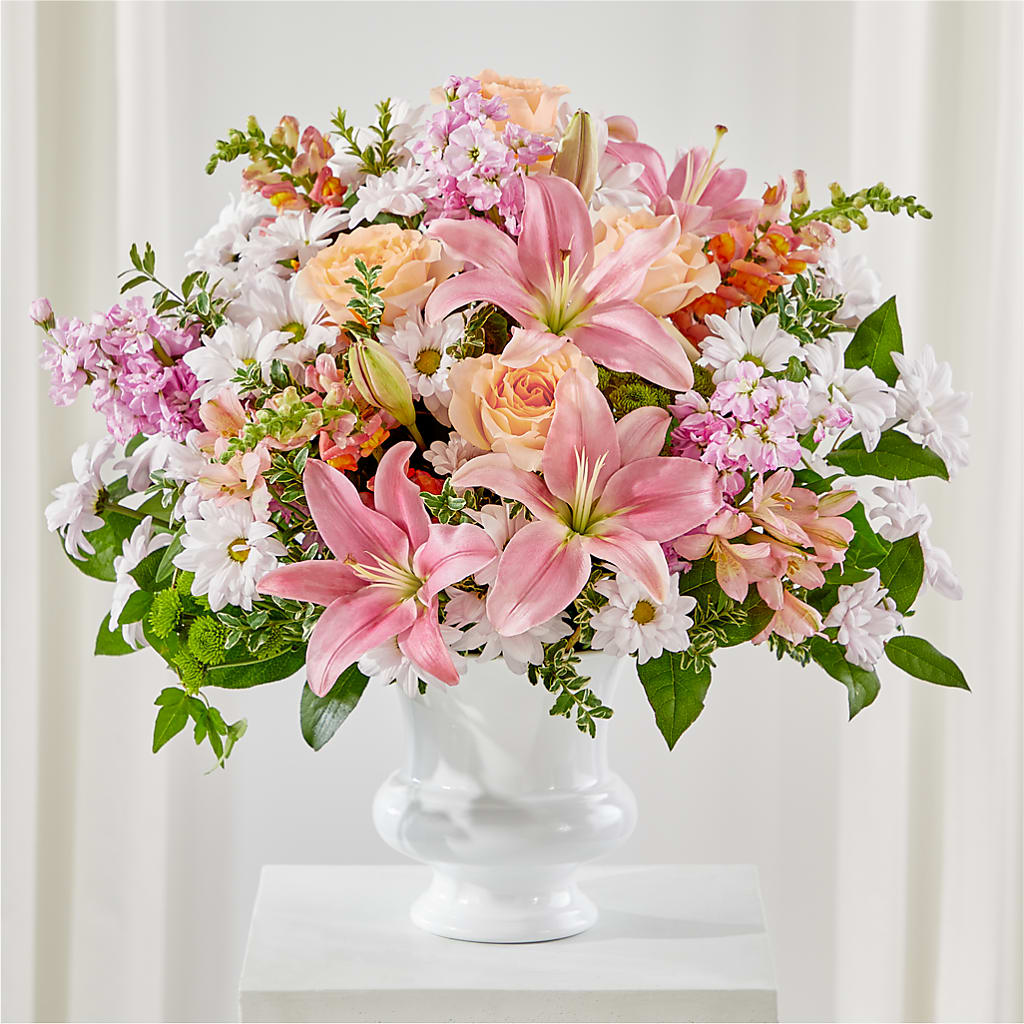 Heartfelt Gesture Urn Arrangement – AMELIA'S FLOWERS, Naples FL
