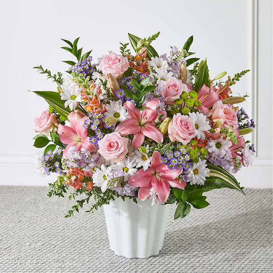 Abundant Compassion Floor Basket – AMELIA'S FLOWERS, Naples FL
