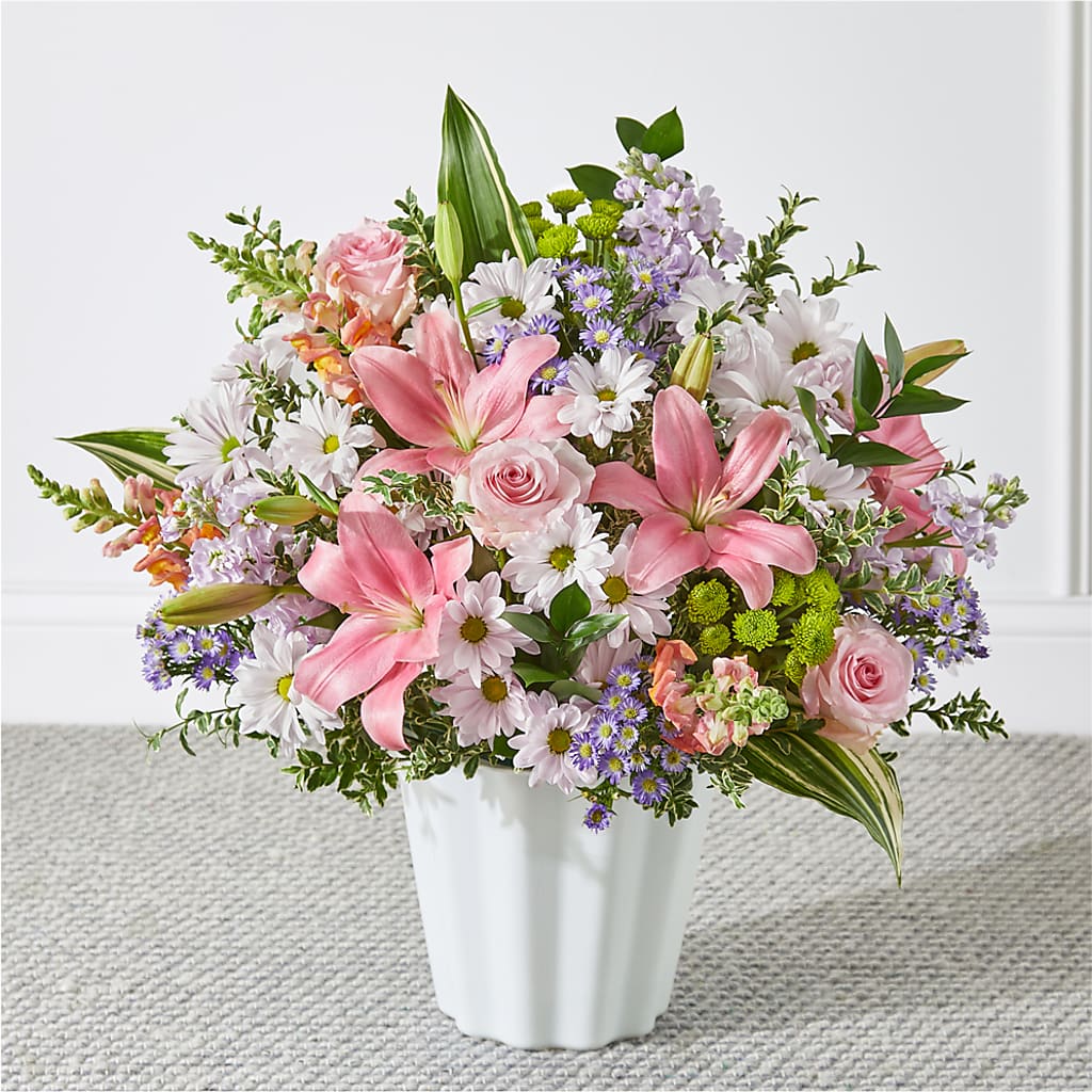 Abundant Compassion Floor Basket – AMELIA'S FLOWERS, Naples FL