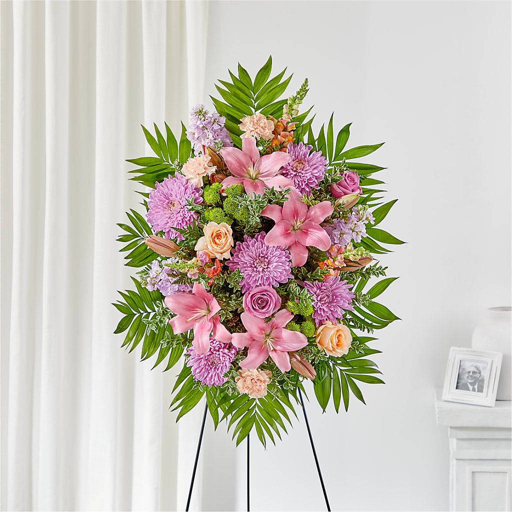 Love & Light Standing Spray – AMELIA'S FLOWERS, Naples FL