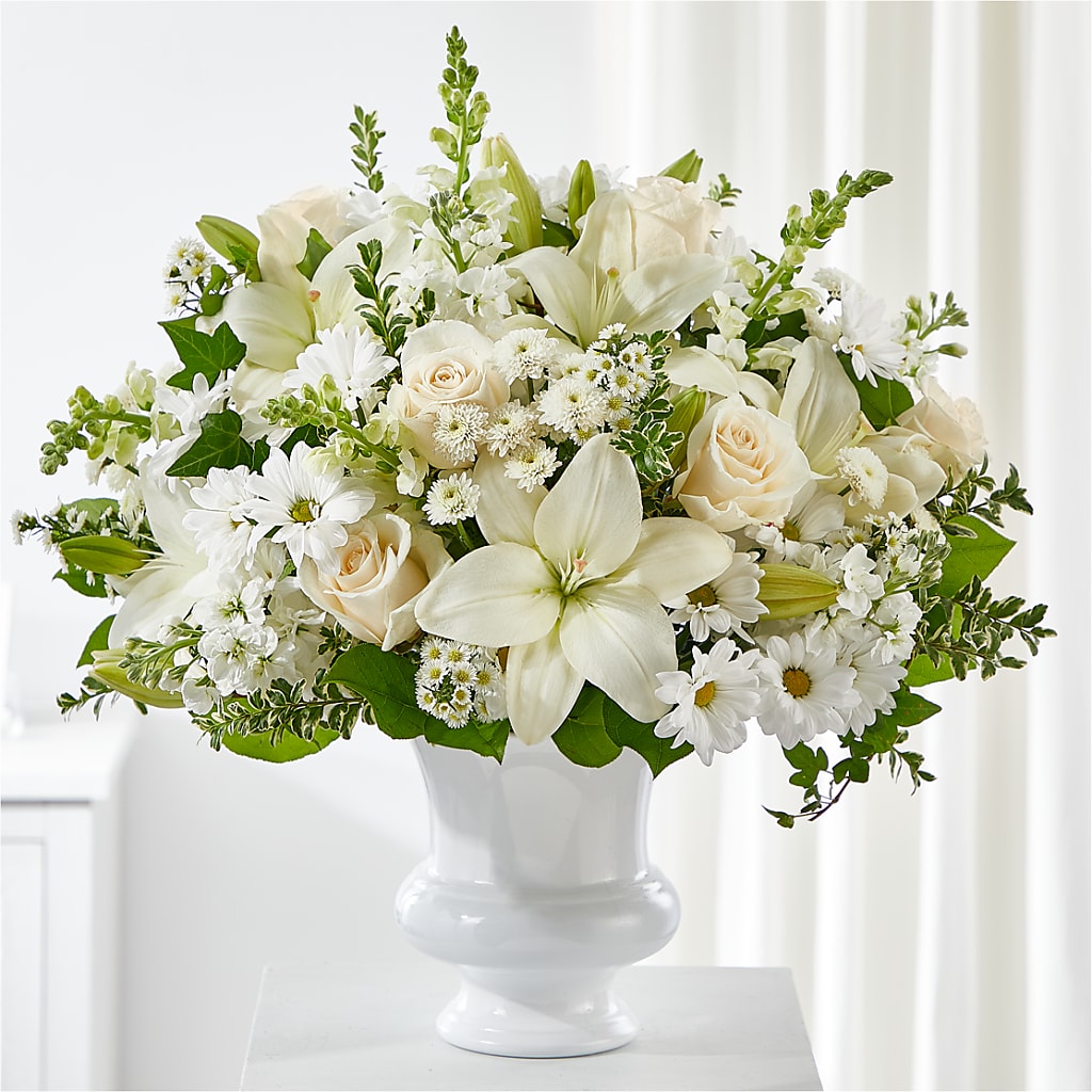 Uplifting Urn Arrangement – AMELIA'S FLOWERS, Naples FL