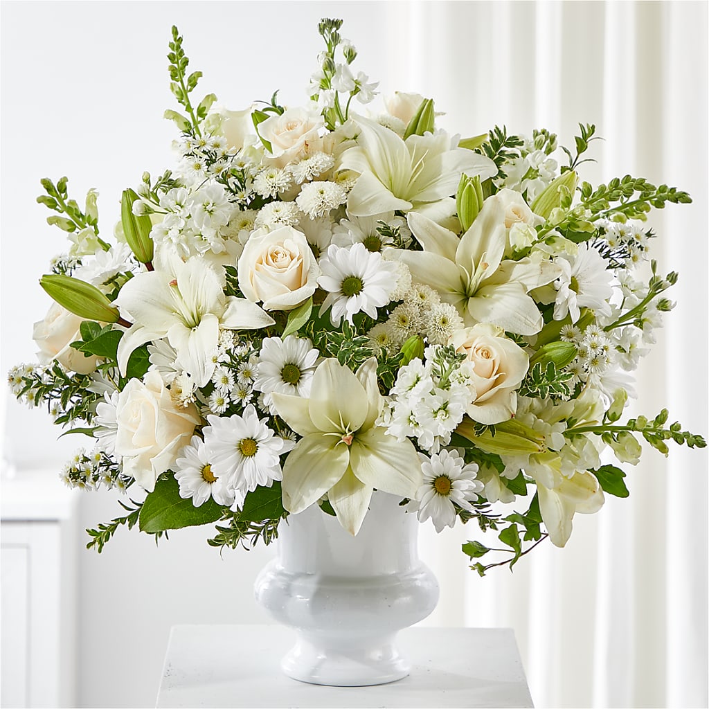 Uplifting Urn Arrangement – AMELIA'S FLOWERS, Naples FL
