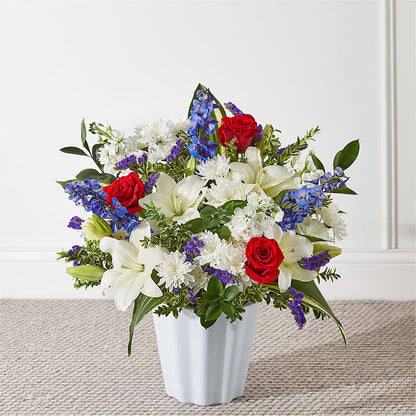 Consoled Floor Basket – AMELIA'S FLOWERS, Naples FL
