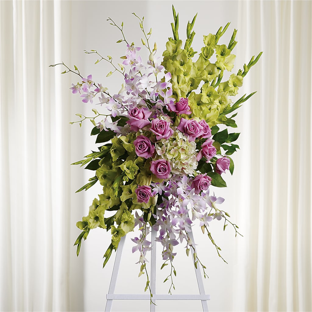 Lasting Legacy Standing Spray – AMELIA'S FLOWERS, Naples FL