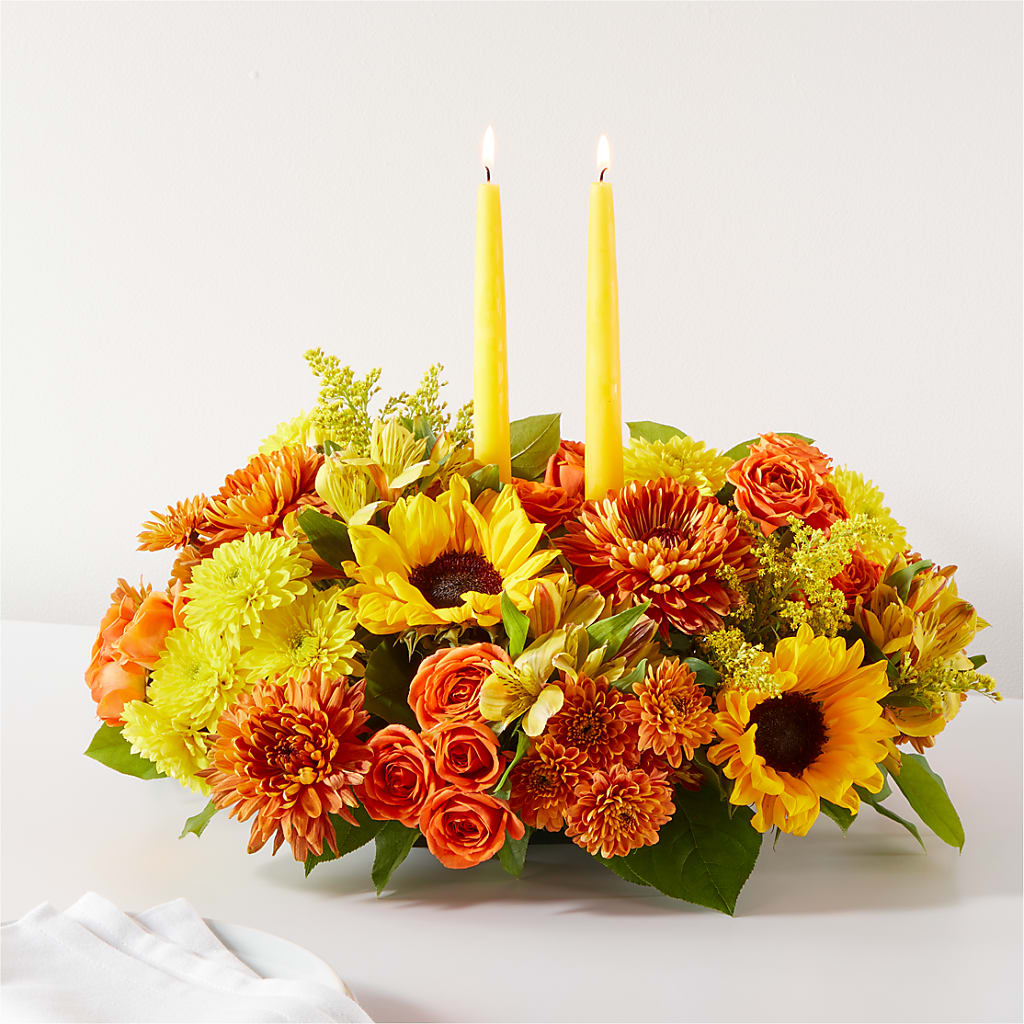 Autumn Harmony Centerpiece – AMELIA'S FLOWERS, Naples FL