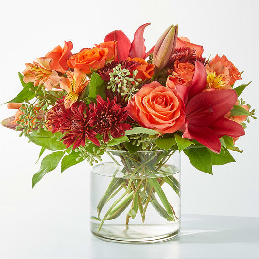 Crimson Leaves Bouquet – AMELIA'S FLOWERS, Naples FL