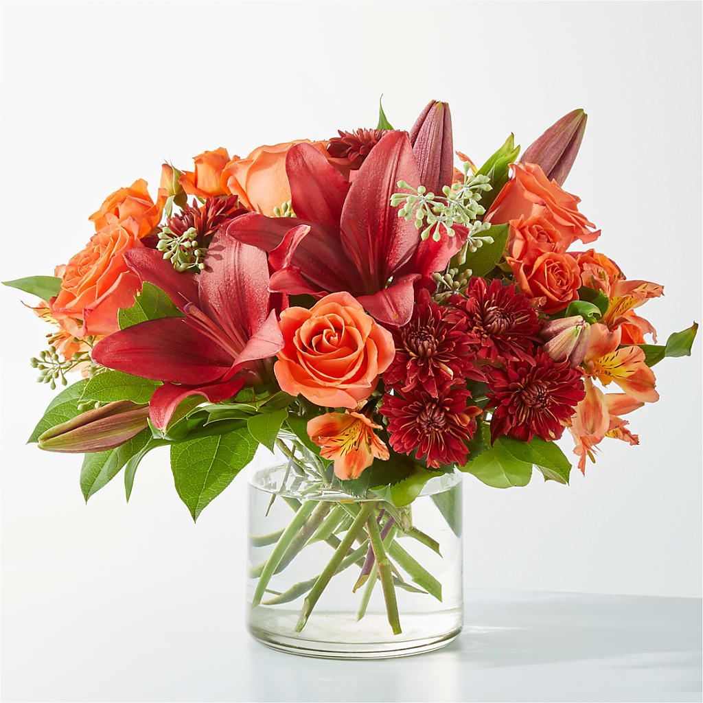 Crimson Leaves Bouquet – AMELIA'S FLOWERS, Naples FL