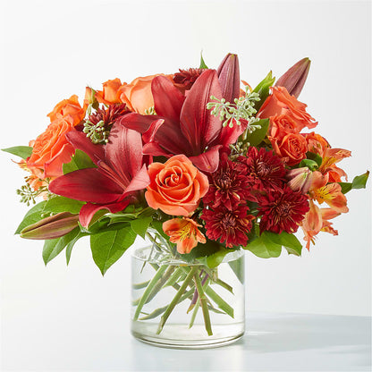 Crimson Leaves Bouquet – AMELIA'S FLOWERS, Naples FL