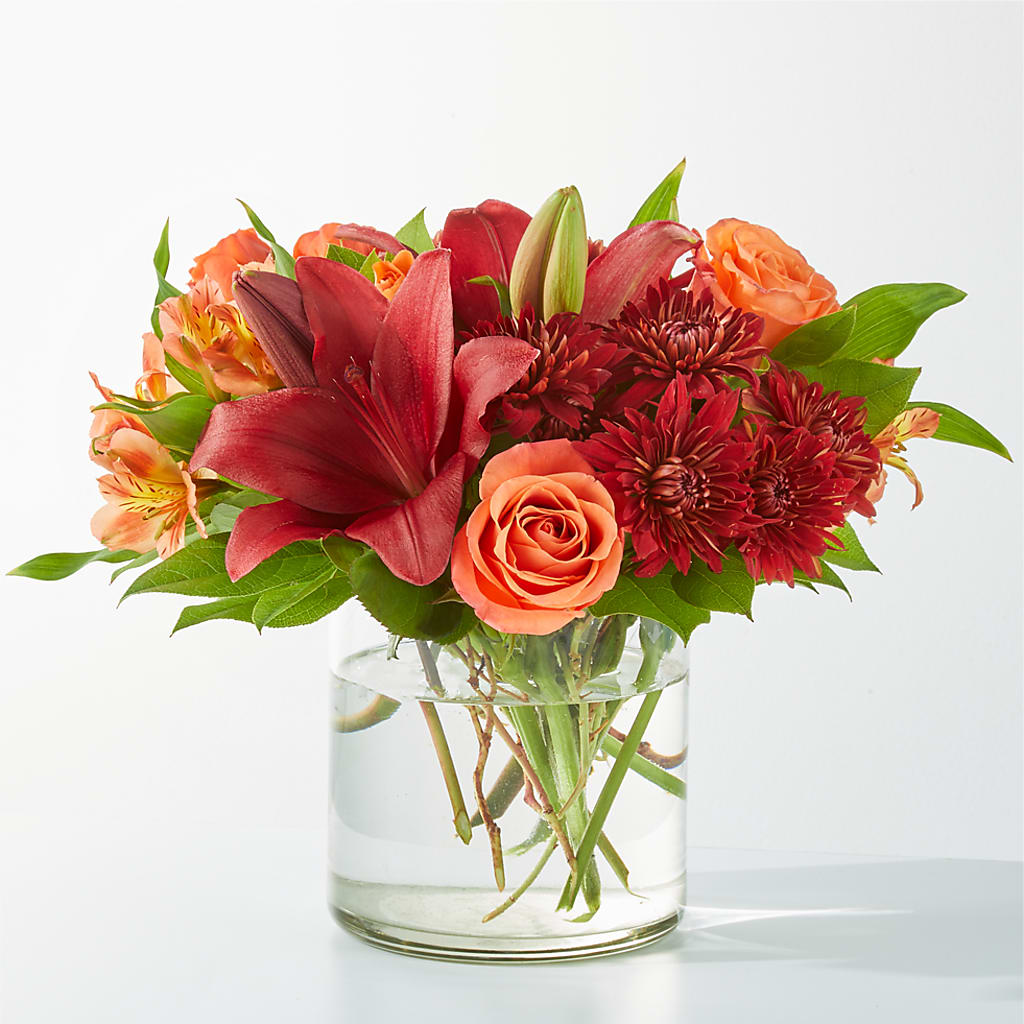 Crimson Leaves Bouquet – AMELIA'S FLOWERS, Naples FL