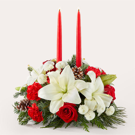 Seasonal Festivities Centerpiece – AMELIA'S FLOWERS, Naples FL