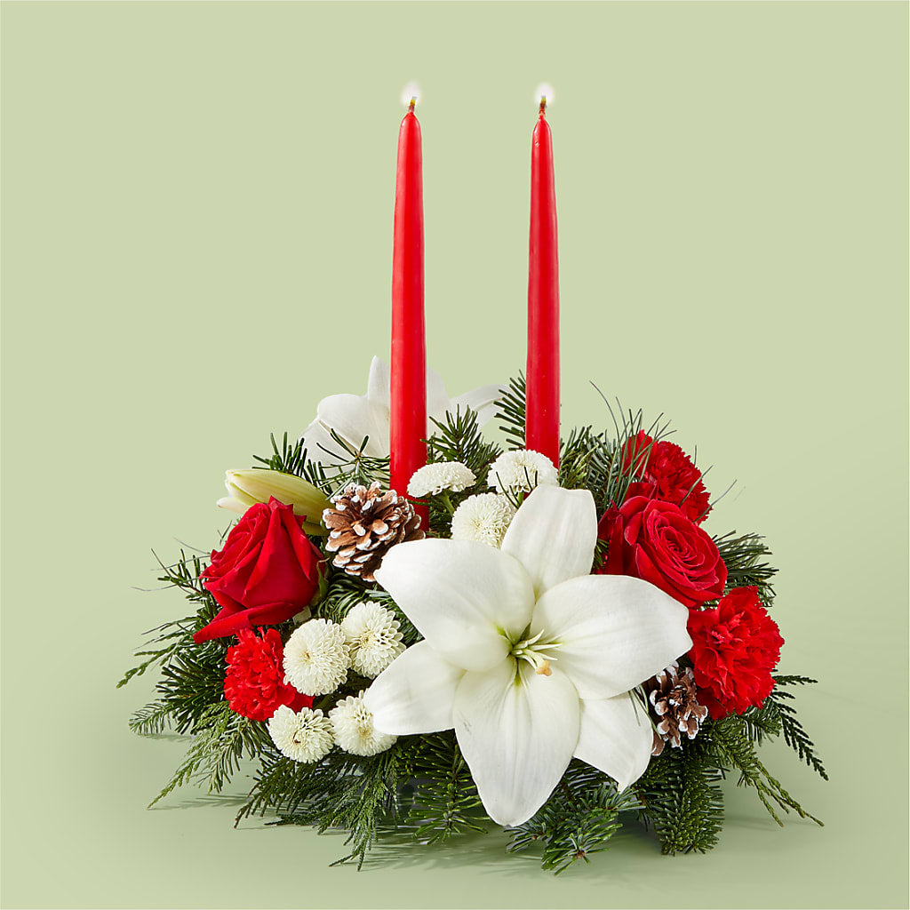 Seasonal Festivities Centerpiece – AMELIA'S FLOWERS, Naples FL