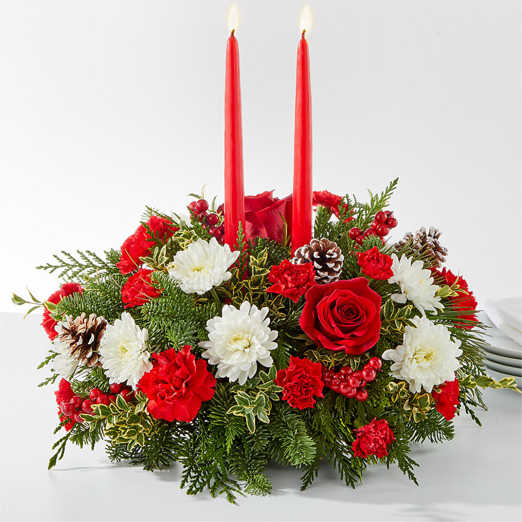 Holiday Soiree Centerpiece – AMELIA'S FLOWERS, Naples FL