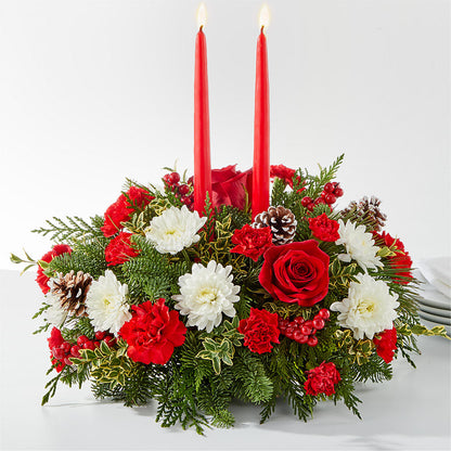 Holiday Soiree Centerpiece – AMELIA'S FLOWERS, Naples FL