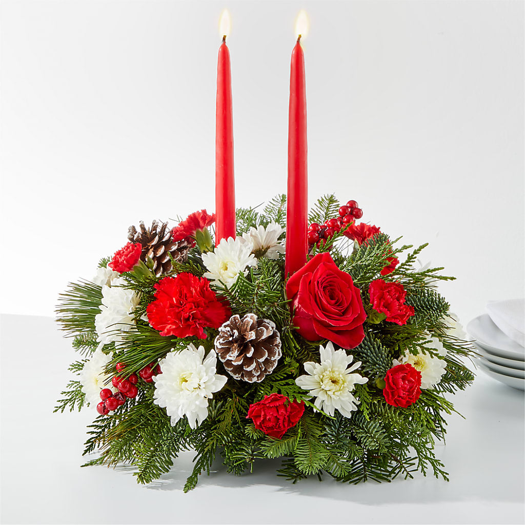 Holiday Soiree Centerpiece – AMELIA'S FLOWERS, Naples FL