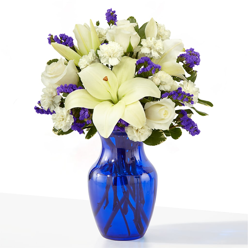 Sapphire Rush Bouquet – AMELIA'S FLOWERS, Naples FL