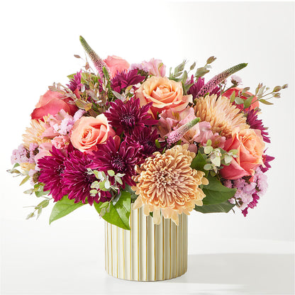 Berry Cobbler Bouquet with Ivory Vase – AMELIA'S FLOWERS, Naples FL