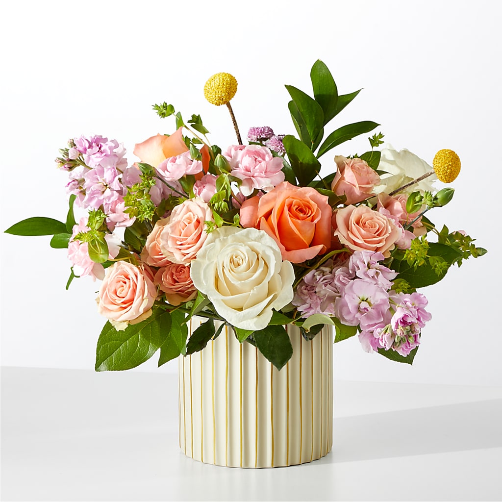 French Market Bouquet with Ivory Vase – AMELIA'S FLOWERS, Naples FL