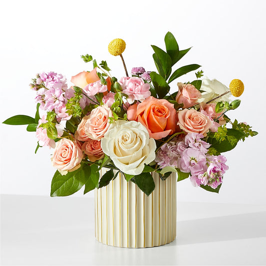 French Market Bouquet with Ivory Vase – AMELIA'S FLOWERS, Naples FL