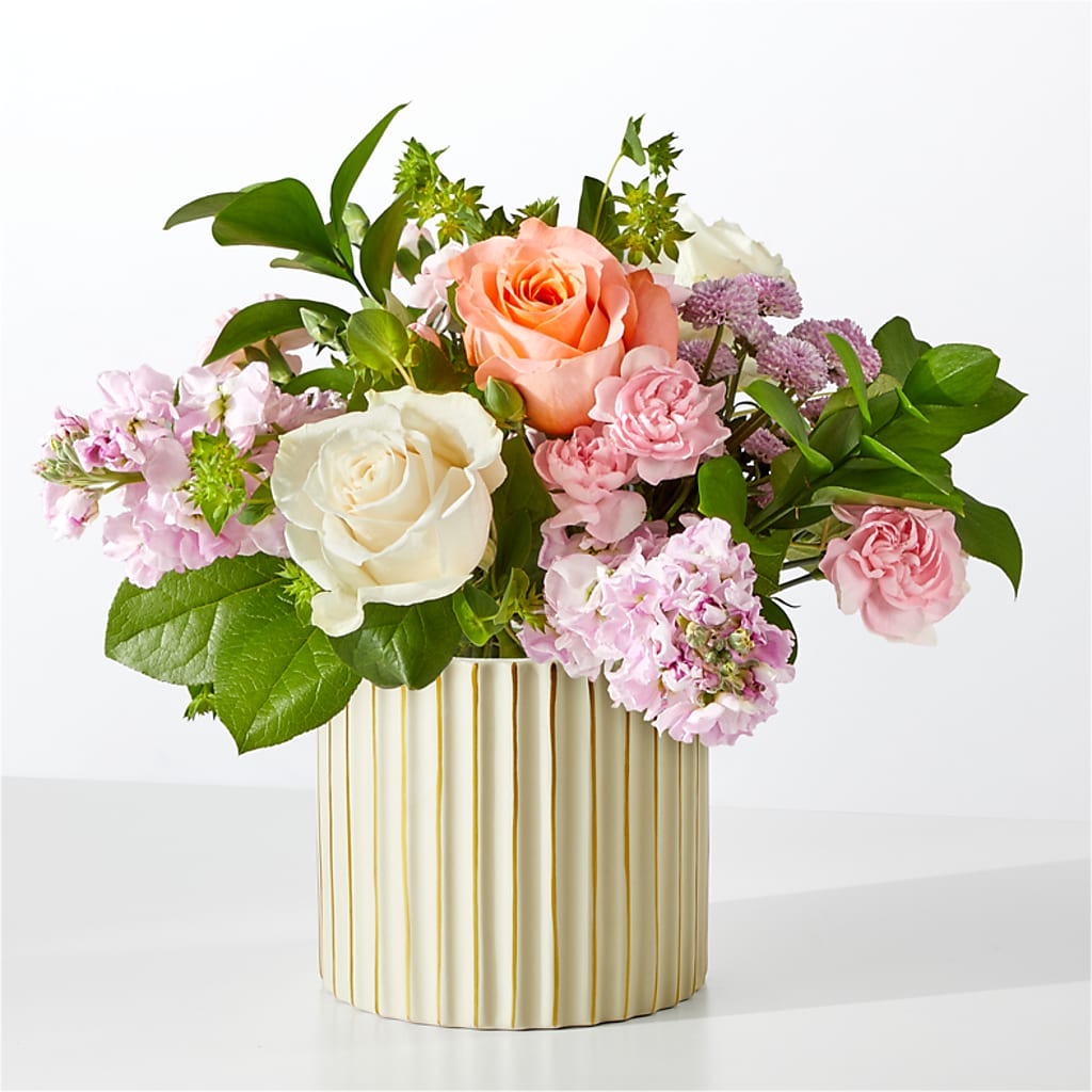 French Market Bouquet with Ivory Vase – AMELIA'S FLOWERS, Naples FL