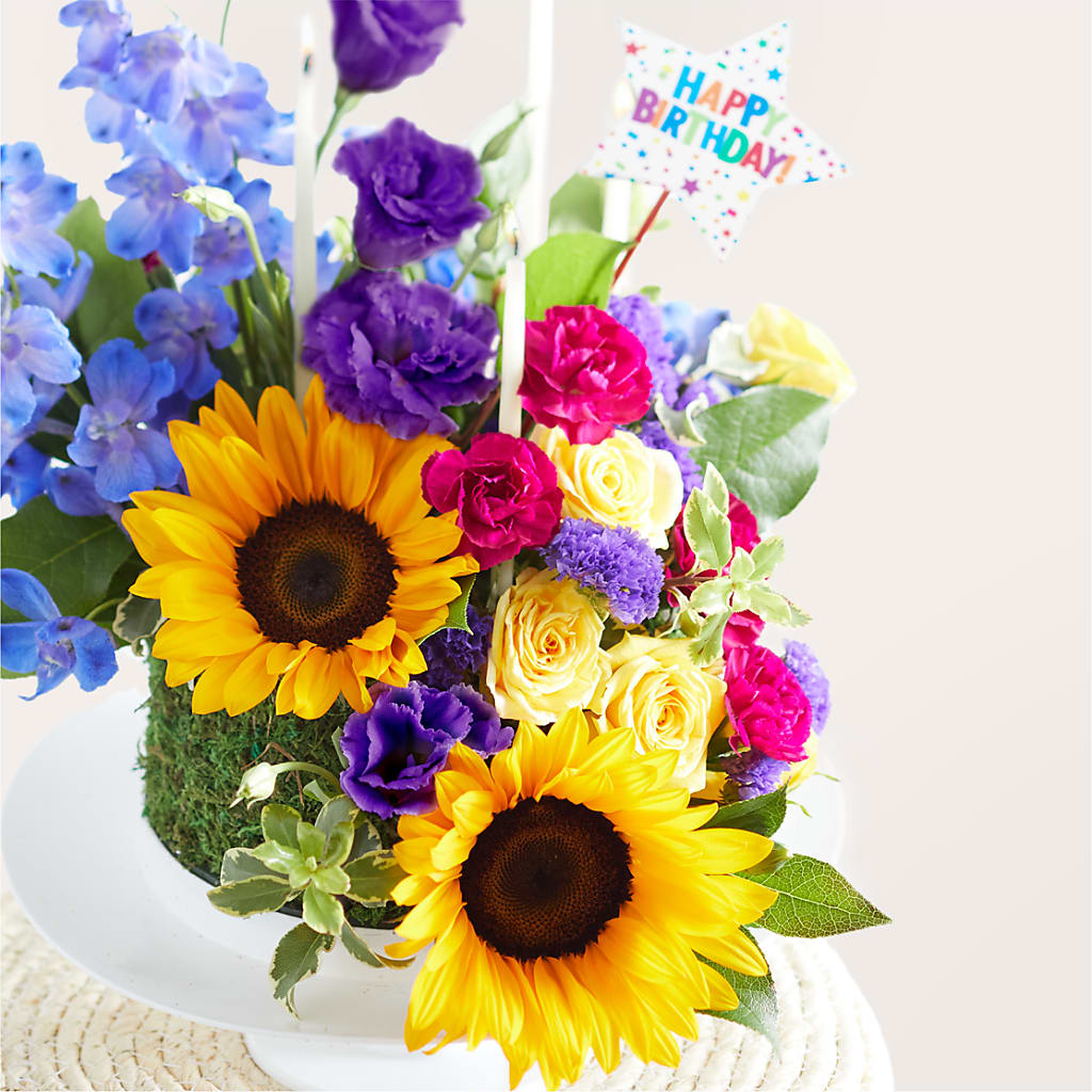 Star of the Day Floral Cake – AMELIA'S FLOWERS, Naples FL