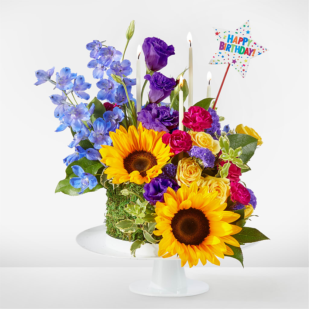 Star of the Day Floral Cake – AMELIA'S FLOWERS, Naples FL