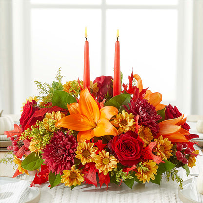 Autumn's Embrace Centerpiece – AMELIA'S FLOWERS, Naples FL