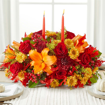 Autumn's Embrace Centerpiece – AMELIA'S FLOWERS, Naples FL