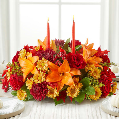 Autumn's Embrace Centerpiece – AMELIA'S FLOWERS, Naples FL