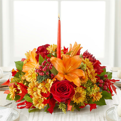 Autumn's Embrace Centerpiece – AMELIA'S FLOWERS, Naples FL