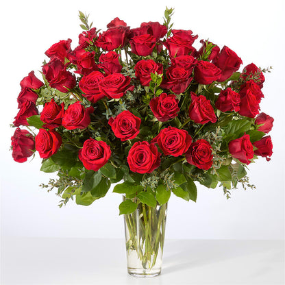 Forever Yours Fifty Stem Red Rose Bouquet – AMELIA'S FLOWERS, Naples FL