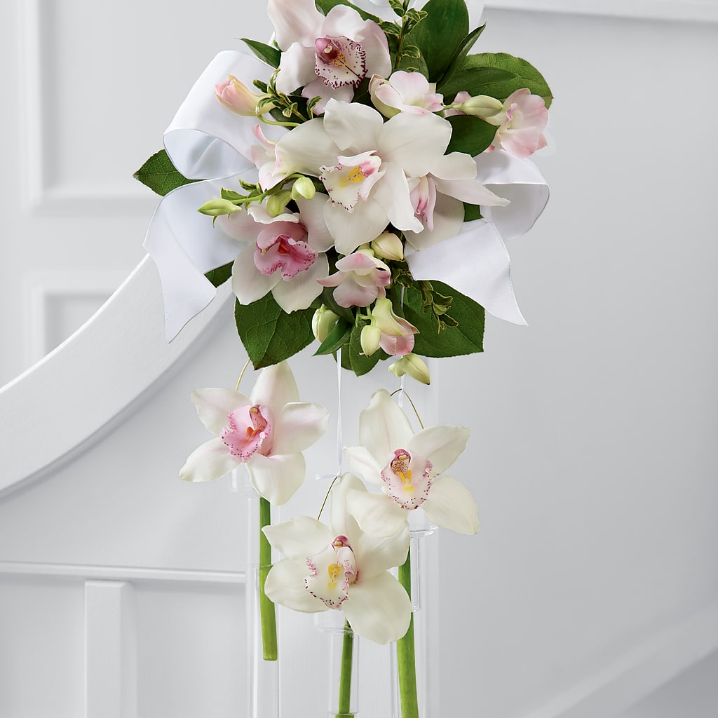 Perfect Entrance Pew Arrangement – AMELIA'S FLOWERS, Naples FL