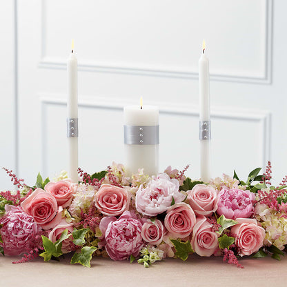 Worldwide Romance Unity Candle Arrangement – AMELIA'S FLOWERS, Naples FL