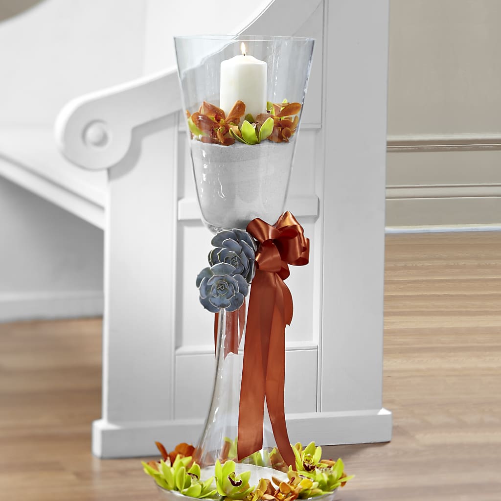 Matrimony Pew Decor – AMELIA'S FLOWERS, Naples FL