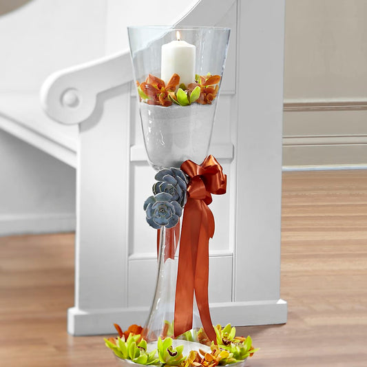 Matrimony Pew Decor – AMELIA'S FLOWERS, Naples FL