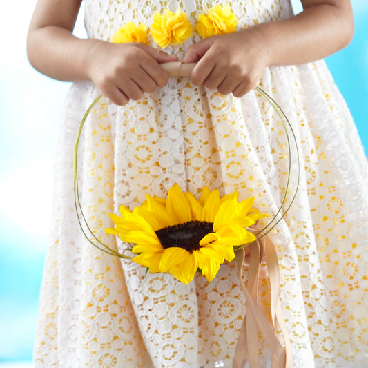 Sweet Sunshine Flower Girl Bouquet – AMELIA'S FLOWERS, Naples FL