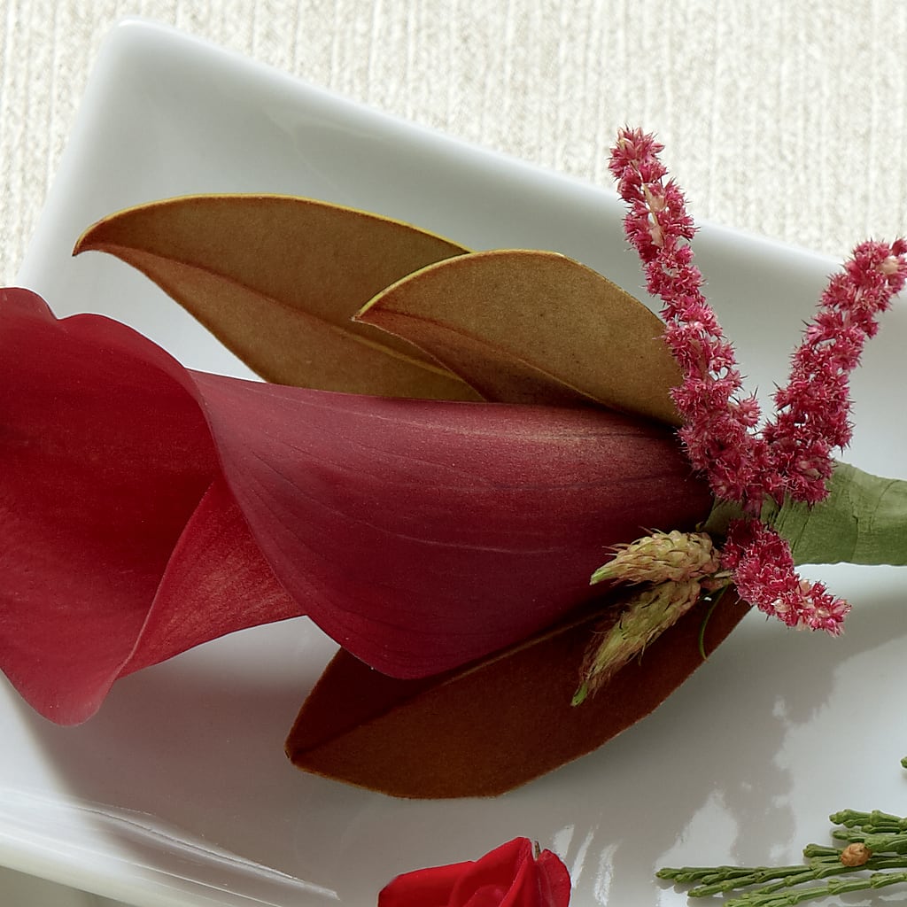Red Calla Boutonniere – AMELIA'S FLOWERS, Naples FL