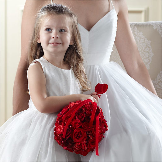 Pure at Heart Flower Girl Arrangement – AMELIA'S FLOWERS, Naples FL